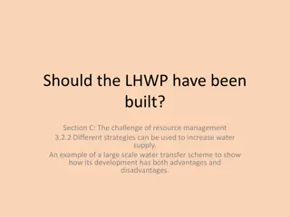 Contemplating the Lesotho Highlands Water Project