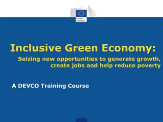 The Inclusive Green Economy for Sustainable Development