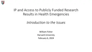 The Access to Publicly Funded Research Results in Health Emergencies