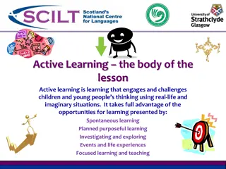 Active Learning Strategies for Children and Young People