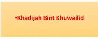 Role of Khadijah Bint Khuwailid in Islamic History