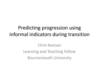 Student Progression Through Informal Indicators
