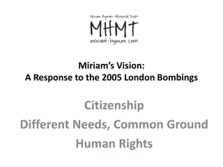 Human Rights: Lessons from Miriam's Vision