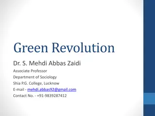 The Green Revolution in India