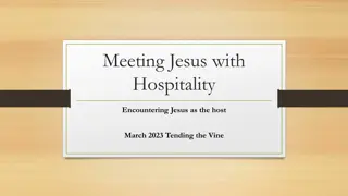 Hospitality and Humility in the Scriptures