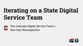 Colorado Digital Service Team's One-Year Retrospective