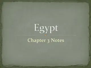 Ancient Egypt: Chapter 3 - The Natural Environment, People, and Government