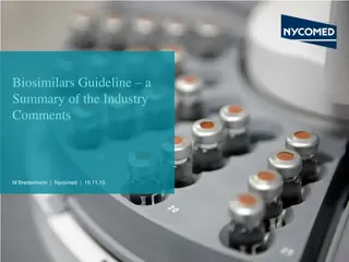 Biosimilars: Summary and Discussion