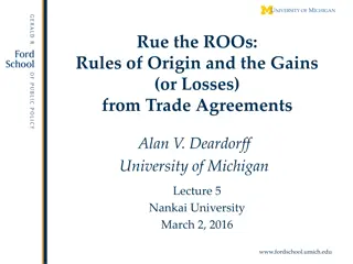 The Impacts of Trade Agreements on Global Welfare
