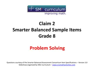 Grade 8 Math Problem-Solving Questions