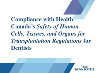 Health Canada's Safety Regulations for Dental Allograft Use