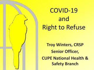 COVID-19: Protection, Spread, and Right to Refuse