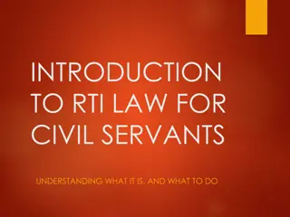 RTI Law and Freedom of Information in Vanuatu