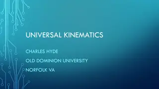 Kinematics Challenges in High-Energy Physics Experiments