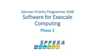Advancing Exascale Computing with SPPEXA Programme