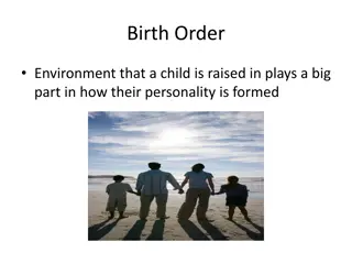 Birth Order Effects on Personality Formation