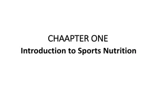The Impact of Nutrition on Athletic Performance