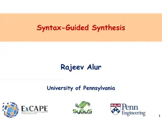 Syntax-Guided Program Synthesis and its Applications