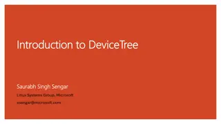 DeviceTree in Linux Systems