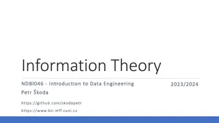 Introduction to Data Engineering and Information Theory