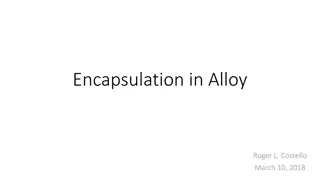 Encapsulation in Alloy Modeling