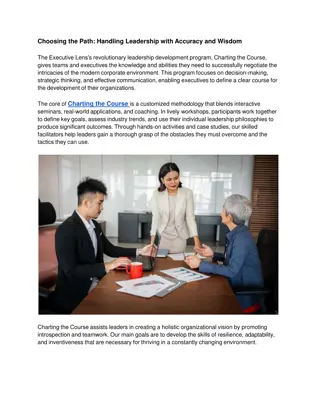 Choosing the Path_ Handling Leadership with Accuracy and Wisdom