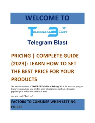 Pricing COMPLETE Guide (2023)  Learn how to set