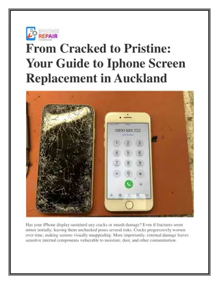 From Cracked to Pristine Your Guide to Iphone Screen Replacement in Auckland