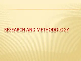 Research Design and Methodology