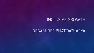Inclusive Growth for Sustainable Development