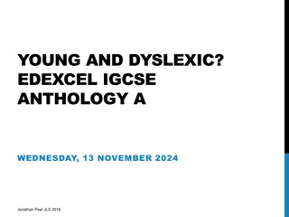 Dyslexia: The Journey of Benjamin Zephaniah