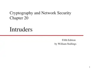Intruders in Network Security