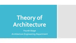 Architectural Theory and Practice