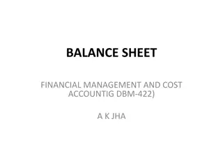 Balance Sheets in Financial Management
