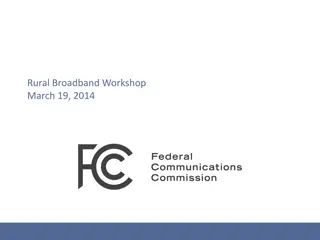 Rural Broadband Disparities in the United States