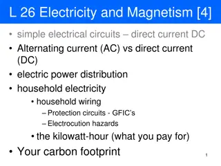 Electricity: DC vs. AC Power Distribution