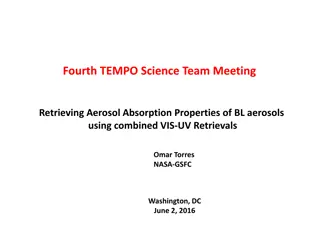 Near-UV Satellite Observations for Retrieving Aerosol Properties