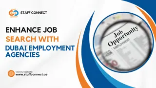 Enhance Your Job Search With Dubai Employment Agencies