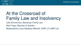 Family Law and Insolvency Intersection at CAIRP Exchange Toronto