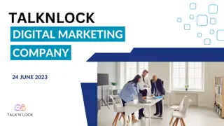 Blue Modern and Professional Digital Marketing Agency Presentation
