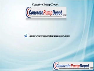 Used Alliance Concrete Pumps on Sale, concretepumpdepot.com