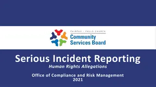 Reporting Procedures for Human Rights Allegations
