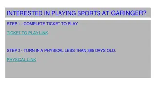 Guide to Playing Sports at Garinger High School