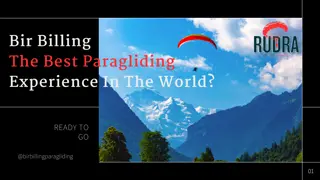Bir Billing The Best Paragliding Experience In The World