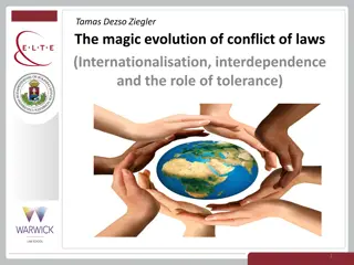 The magic evolution of conflict of laws