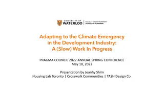 Adapting to the Climate Emergency: Role of Developers in the Development Industry