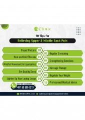 10 Ways of Relieving Upper & Middle Back Pain