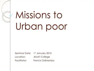 Poverty in Urban Kenya: Challenges and Solutions