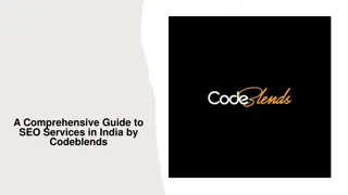 A Comprehensive Guide to SEO Services in India by Codeblends