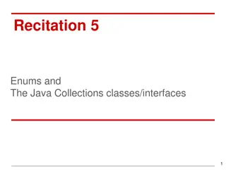 Enums and Java Collections